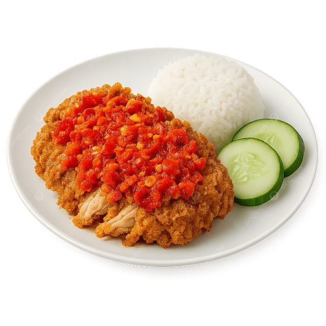 Nasi Telur Geprek